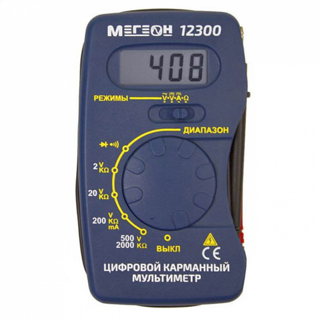Мультиметр цифровой МЕГЕОН 12300 Мультиметр цифровой МЕГЕОН 12300