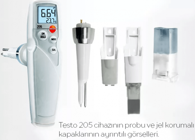 Testo 205 комплект с флаконами для калибровки в алюминиевом кейсе Testo 205 комплект с флаконами для калибровки в алюминиевом кейсе
