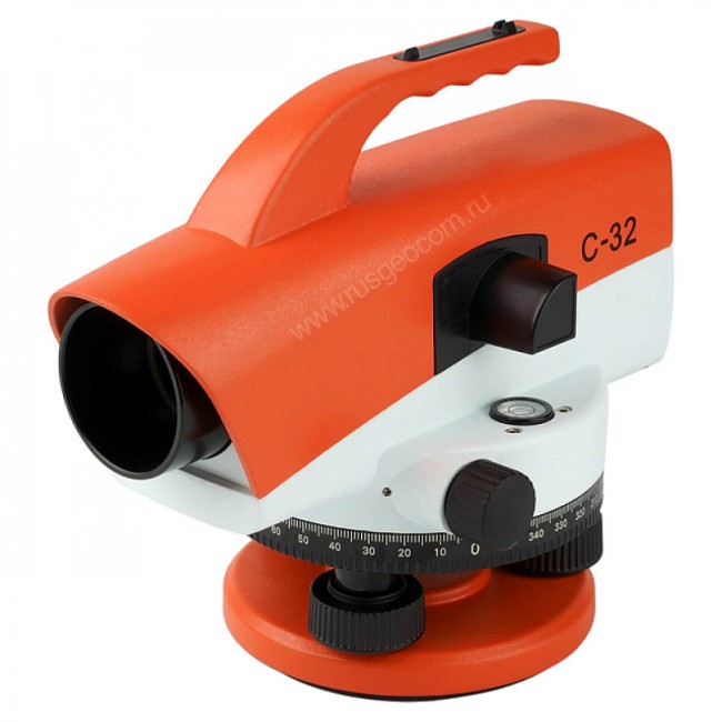 Комплект оптический нивелир RGK C-32 с поверкой + штатив S6-N + рейка AMO S3