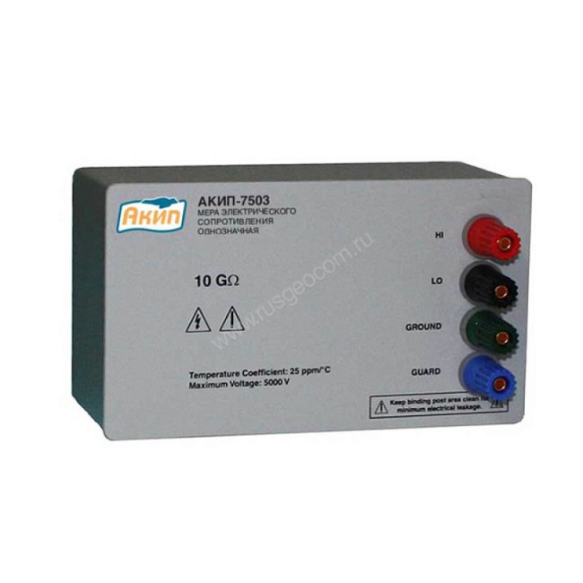 Мера сопротивления АКИП-7503-1,9МОм Мера сопротивления АКИП-7503-1,9МОм