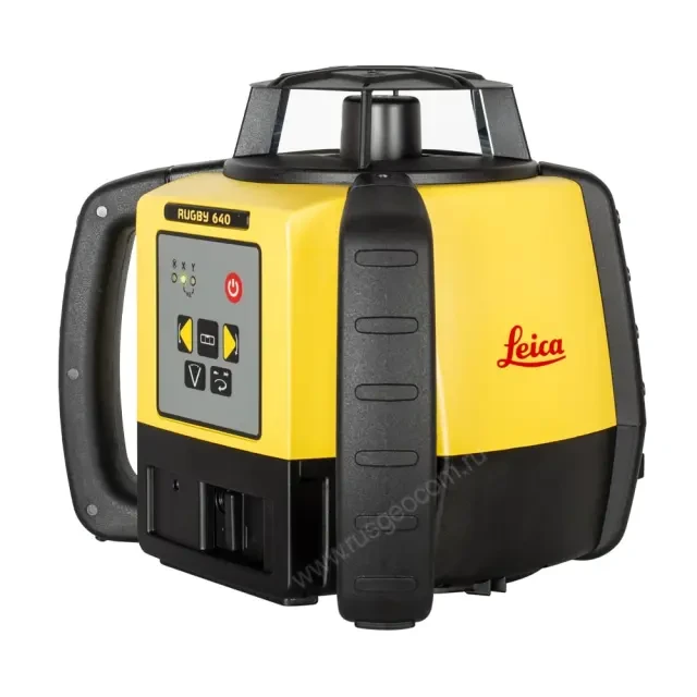 Ротационный нивелир Leica Rugby 640 комплект с приемником Rod Eye 120 Ротационный нивелир Leica Rugby 640 комплект с приемником Rod Eye 120
