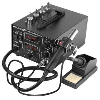 Комбинированная паяльная станция МЕГЕОН 00522 Комбинированная паяльная станция МЕГЕОН 00522