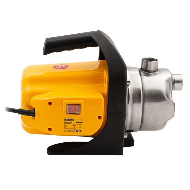 Садовый поверхностный насос GP 1000Х, 1000 Вт, 3500 л/ч, подъем 44 м, нержавейка Denzel Садовый поверхностный насос GP 1000Х, 1000 Вт, 3500 л/ч, подъем 44 м, нержавейка Denzel