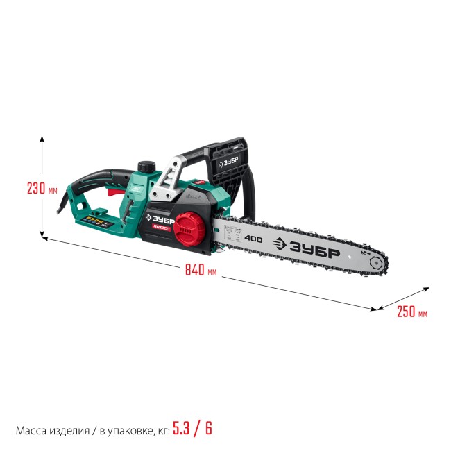 Электрическая пила ПЦ-2440, шина 40 см ЗУБР Электрическая пила ПЦ-2440, шина 40 см ЗУБР