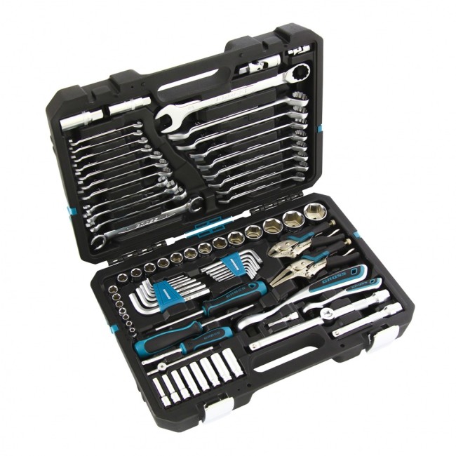 Набор инструментов 1/4", 1/2", CrV 78 предметов Gross Набор инструментов 1/4", 1/2", CrV 78 предметов Gross