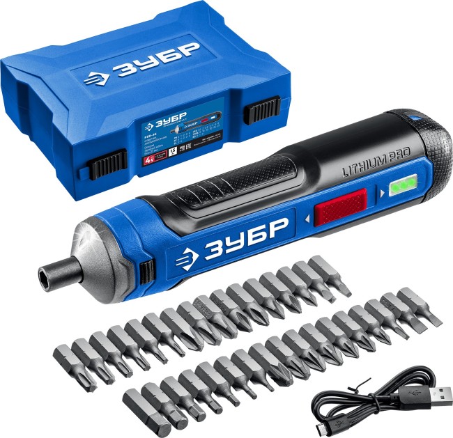Аккумуляторная отвертка PSD-4S ЗУБР Аккумуляторная отвертка PSD-4S ЗУБР