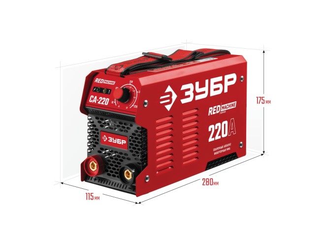 Сварочный аппарат инверторный СА-220 ЗУБР ММА Сварочный аппарат инверторный СА-220 ЗУБР ММА