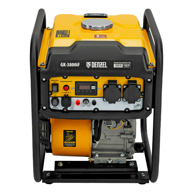 Генератор инверторный GK-3800iF 3,8 кВт DENZEL Генератор инверторный GK-3800iF 3,8 кВт DENZEL
