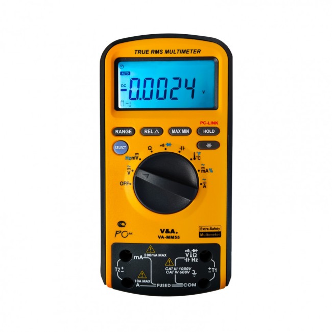 Мультиметр цифровой с повышенной защитой VA-ММ55 Мультиметр цифровой с повышенной защитой VA-ММ55