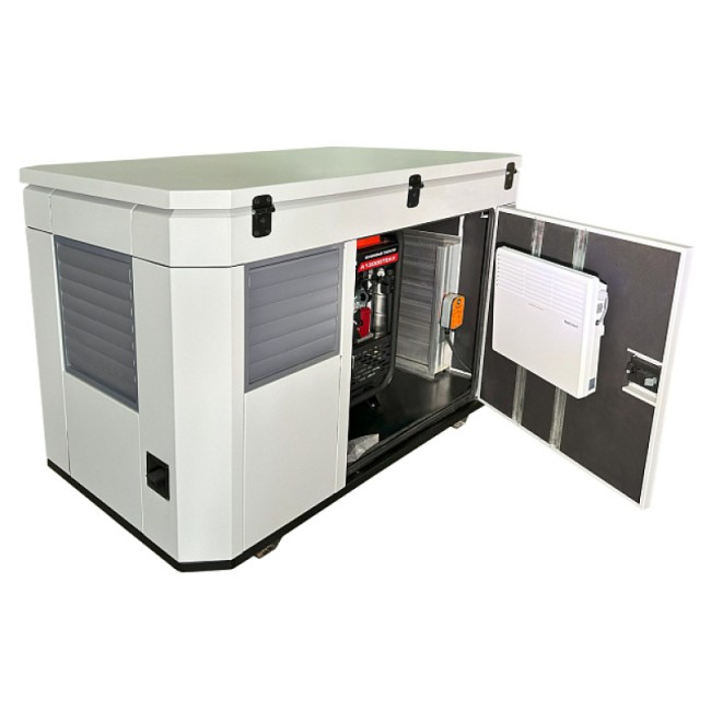 Тихий зимний кожух для генератора 1600 RAL 7035 (2 вентилятора) Тихий зимний кожух для генератора 1600 RAL 7035 (2 вентилятора)