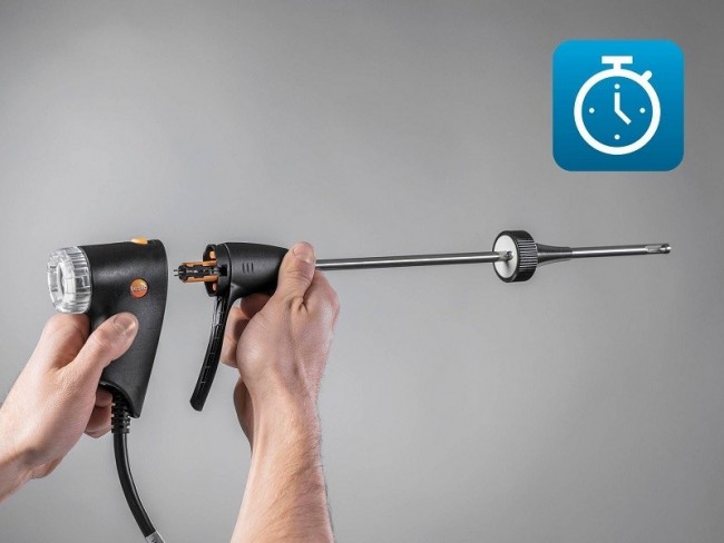 Комплект Testo 300 Longlife - анализатор дымовых газов (O2, СО с H2-компенсацией до 8 000 ppm, NO) Комплект Testo 300 Longlife - анализатор дымовых газов (O2, СО с H2-компенсацией до 8 000 ppm, NO)