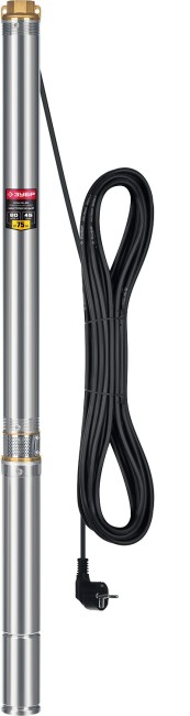 Насос скважинный центробежный НСЦ-75-80 ЗУБР 1000 Вт, 80 м напор Насос скважинный центробежный НСЦ-75-80 ЗУБР 1000 Вт, 80 м напор