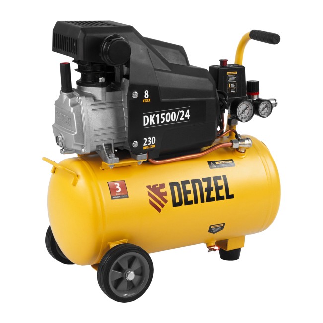 Компрессор коаксиальный воздушный DK1500/24 Х-PRO Denzel Компрессор коаксиальный воздушный DK1500/24 Х-PRO Denzel