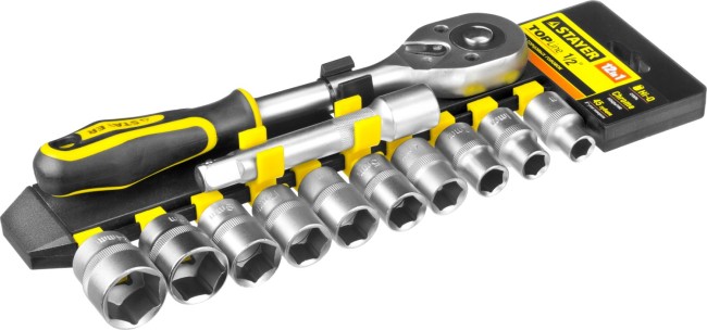Набор торцовых головок STAYER RSS 12L, 12 предметов, (1/2″) (27750-H12) Набор торцовых головок STAYER RSS 12L, 12 предметов, (1/2″) (27750-H12)