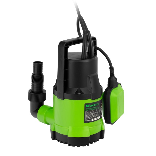 Дренажный насос для чистой воды СДН500-5, 500 Вт, напор 8 м, 8000 л/ч Сибртех Дренажный насос для чистой воды СДН500-5, 500 Вт, напор 8 м, 8000 л/ч Сибртех