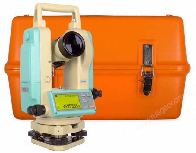 Комплект теодолит RGK T-02 (оптический отвес) штатив рейка - 3 в 1 Комплект теодолит RGK T-02 (оптический отвес) штатив рейка - 3 в 1