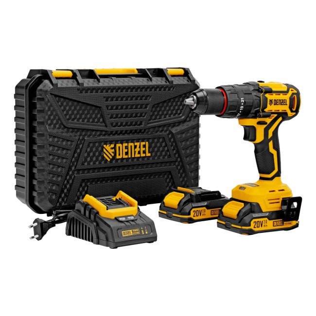 Дрель-шуруповерт аккумуляторная ударная CIDH-BL-20 Denzel Дрель-шуруповерт аккумуляторная ударная CIDH-BL-20 Denzel