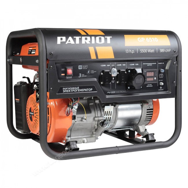 Бензиновый генератор Patriot GP 6510 Бензиновый генератор Patriot GP 6510