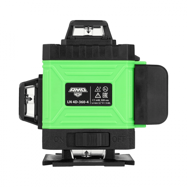 Лазерный уровень AMO LN 4D-360-4 с зеленым лучом Лазерный уровень AMO LN 4D-360-4 с зеленым лучом