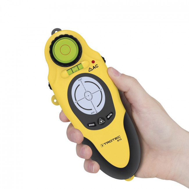 Детектор скрытой проводки Trotec BI15 с лазерным уровнем Детектор скрытой проводки Trotec BI15 с лазерным уровнем