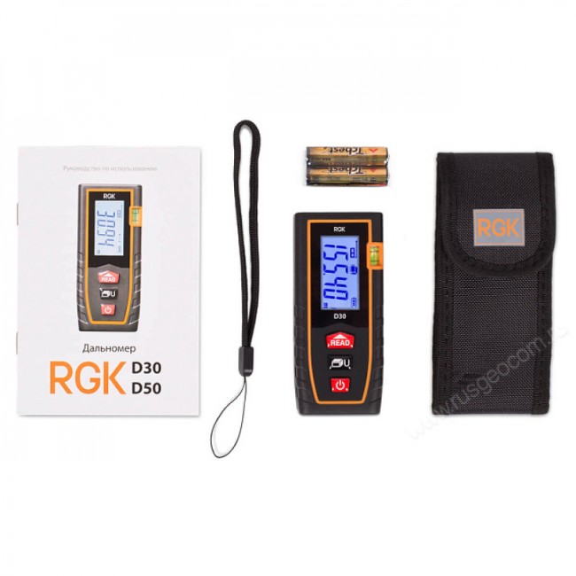 Лазерный дальномер RGK D30 (с поверкой) Лазерный дальномер RGK D30 (с поверкой)