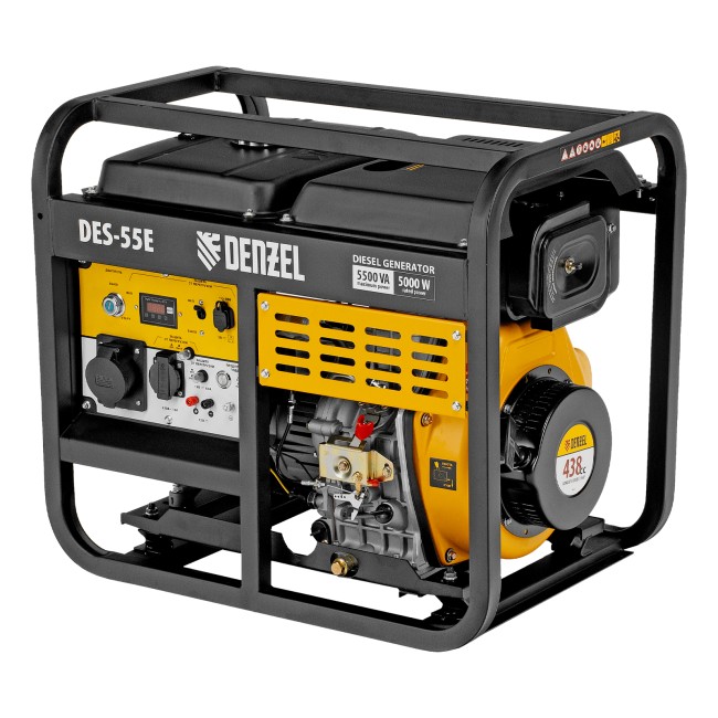 Генератор дизельный DES-55E, 5,5 кВт Denzel Генератор дизельный DES-55E, 5,5 кВт Denzel