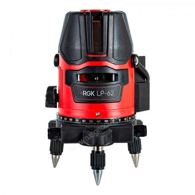 Комплект: лазерный уровень RGK LP-62 + штатив RGK LET-170 Комплект: лазерный уровень RGK LP-62 + штатив RGK LET-170
