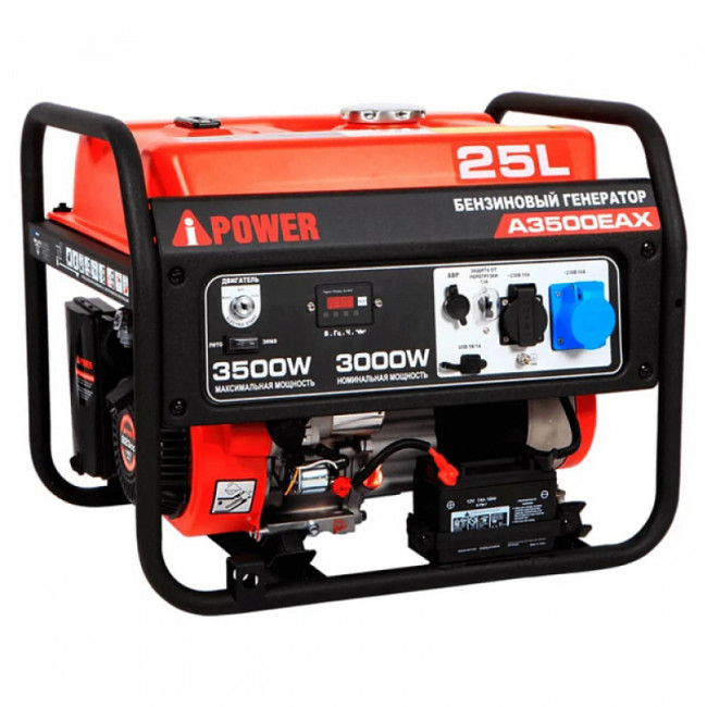 Бензиновый генератор A-iPower A3500EAX + блок автозапуска A-iPower 230В/400В 100А 8 ПИН