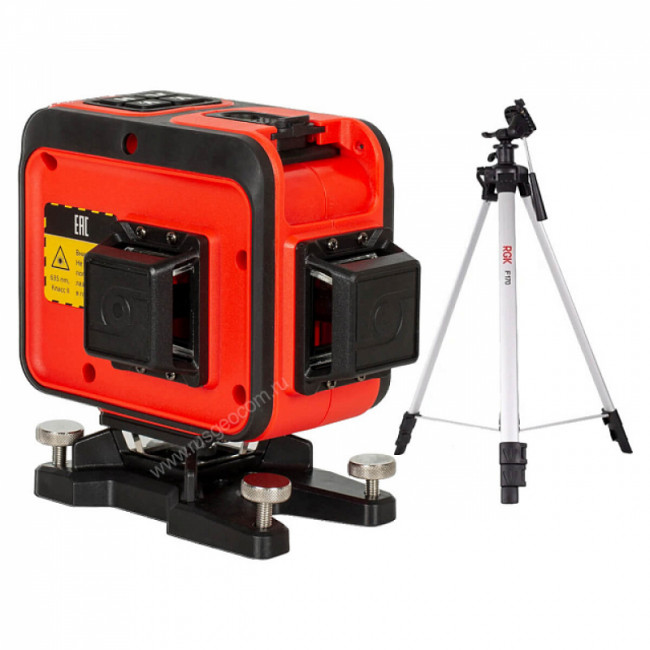Комплект: лазерный уровень RGK PR-38R + штатив RGK F170 Комплект: лазерный уровень RGK PR-38R + штатив RGK F170