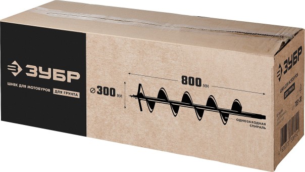 Шнек для мотобуров ЗУБР d 300 мм, грунт Шнек для мотобуров ЗУБР d 300 мм, грунт