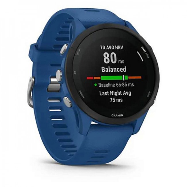 Смарт часы Garmin Forerunner 255 с синим ремешком Смарт часы Garmin Forerunner 255 с синим ремешком