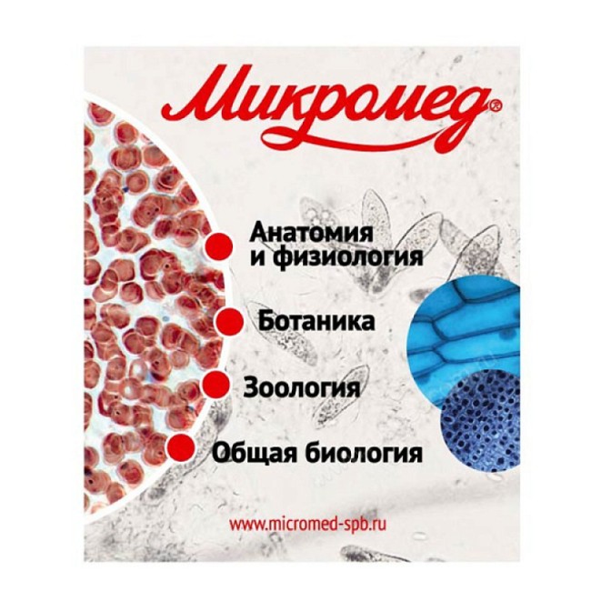 Набор микропрепаратов Микромед №80 Набор микропрепаратов Микромед №80