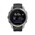 Часы Garmin Fenix 7 серебристый с графитовым силиконовым ремешком Часы Garmin Fenix 7 серебристый с графитовым силиконовым ремешком
