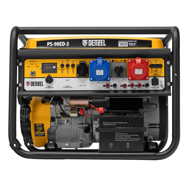Генератор бензиновый PS 90 ED-3, 9.0 кВт Denzel Генератор бензиновый PS 90 ED-3, 9.0 кВт Denzel