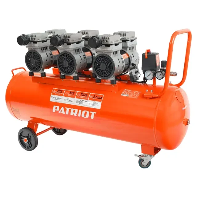 Компрессор поршневой безмасляный Patriot WO 100-440 Компрессор поршневой безмасляный Patriot WO 100-440