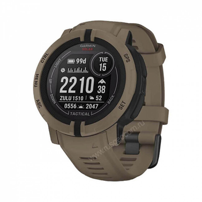 Часы Garmin Instinct 2 Solar Tactical коричневый Часы Garmin Instinct 2 Solar Tactical коричневый