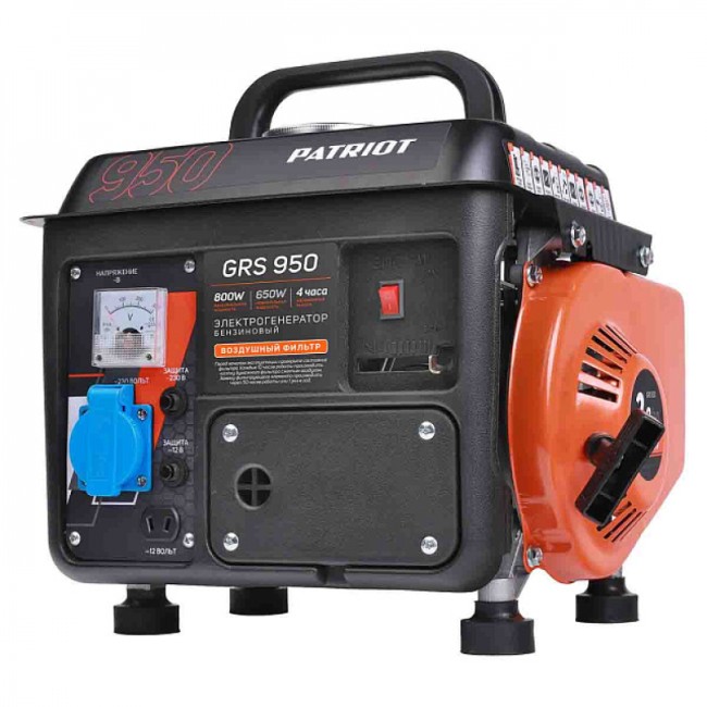 Бензиновый генератор Patriot GRS 950 Бензиновый генератор Patriot GRS 950