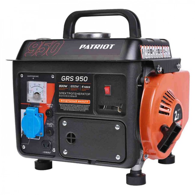 Бензиновый генератор Patriot GRS 950 Бензиновый генератор Patriot GRS 950