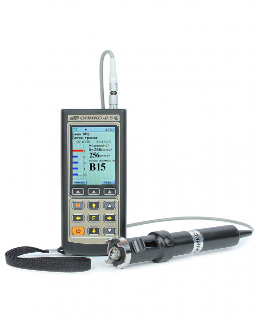 Электронный склерометр ОНИКС-2.5 версия 2 без встроенного пирометра Электронный склерометр ОНИКС-2.5 версия 2 без встроенного пирометра