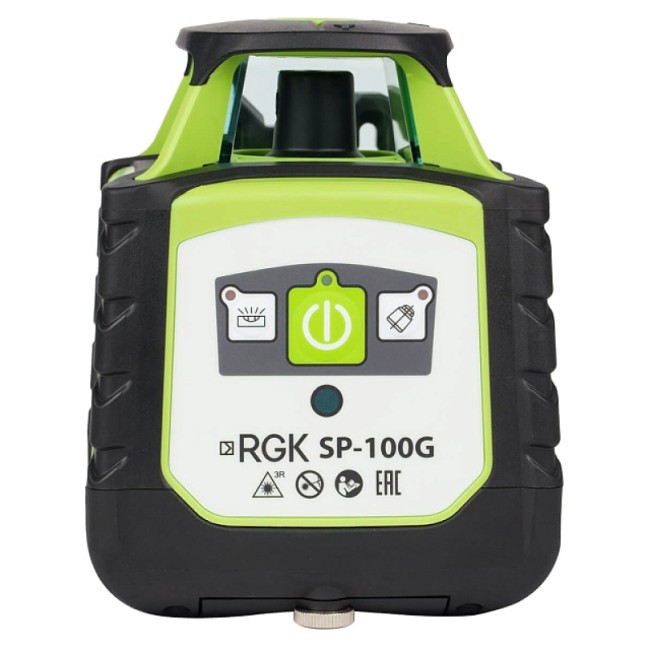 Комплект: ротационный нивелир RGK SP-100G + элевационный штатив RGK SH-170 + рейка RGK LR-2 + дальномер RGK DL100G Комплект: ротационный нивелир RGK SP-100G + элевационный штатив RGK SH-170 + рейка RGK LR-2 + дальномер RGK DL100G