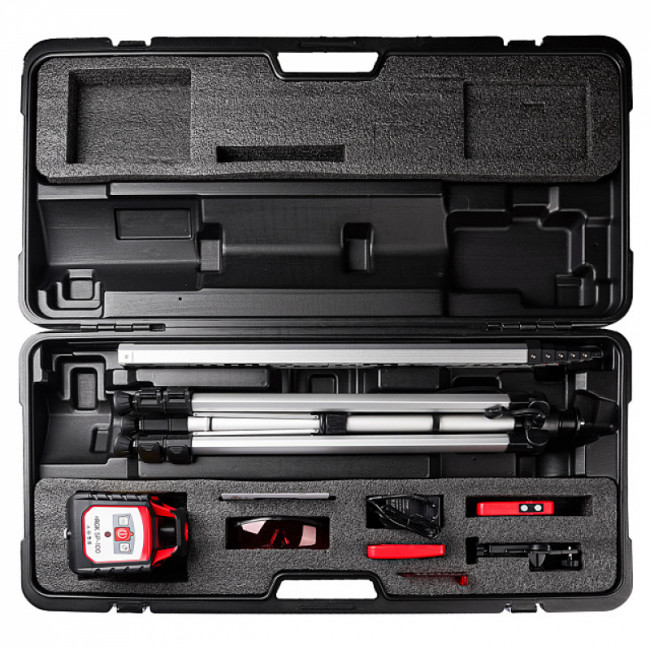 Комплект ротационного нивелира с элевационным штативом RGK SP-100 COMBO